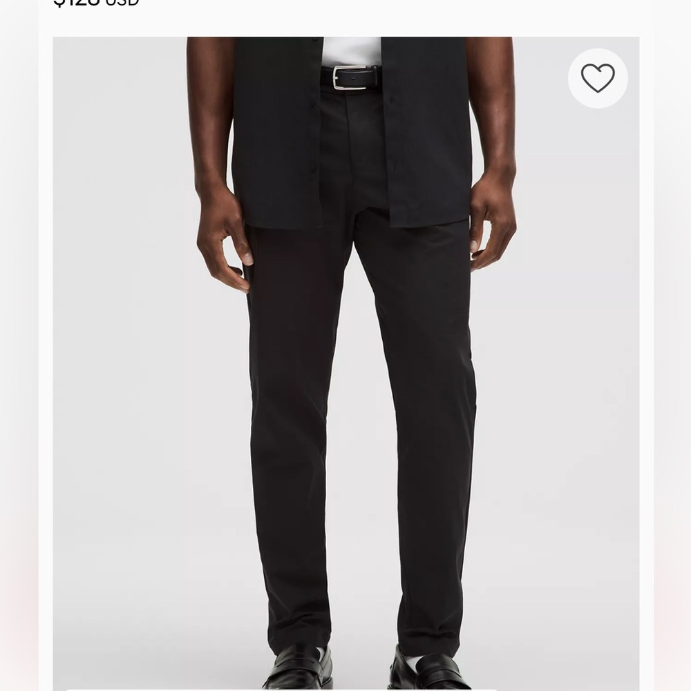 Lululemon black ABC slim fit trouser
32” X 34”